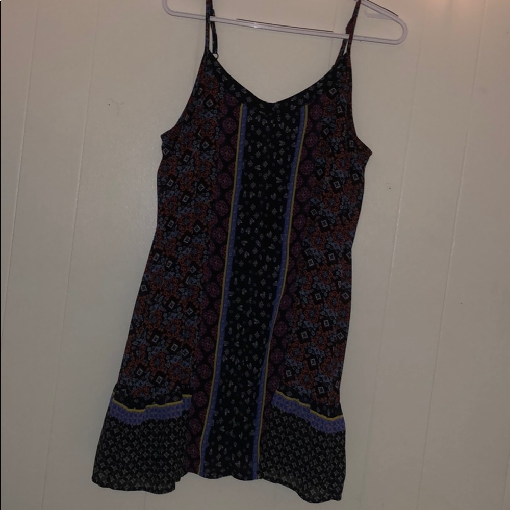 Patterned Mini Dress